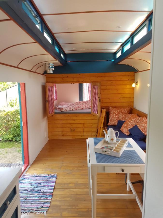 Gezellig Pipowagen In Oostvoorne Villa Exterior photo